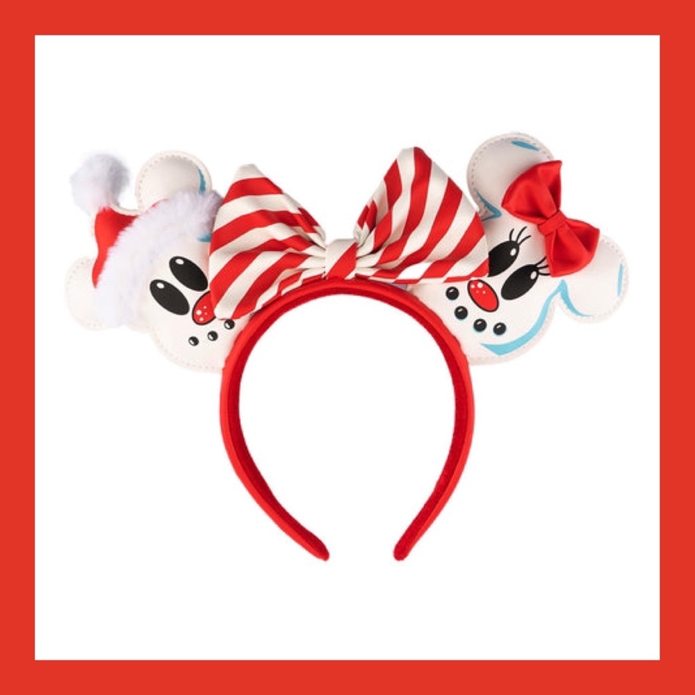 ❗️NEW❗️Mickey & Minnie Snowman Mouse Ears
